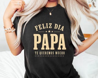 Feliz Dia Papa Te Queremos Mucho PNG: Spanish Father's Day PNG Family Celebration Design (Digital Download)