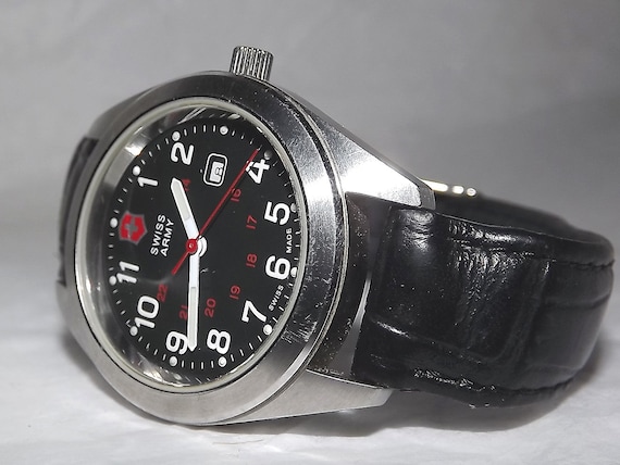 Vintage Victorinox Swiss Made Date Military Watch