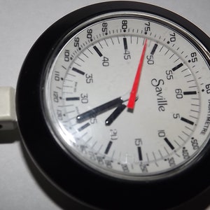 Vintage Saville Tachymetre Pocketwatch Mechanical Swiss Made Pocket Watch