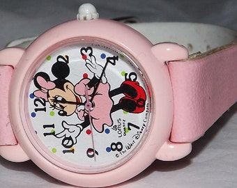 Seiko Lorus Minnie Mouse V811-1631 Woman's Quartz Watch Jewellery Watches Wrist Watches Womens Wrist Watches 