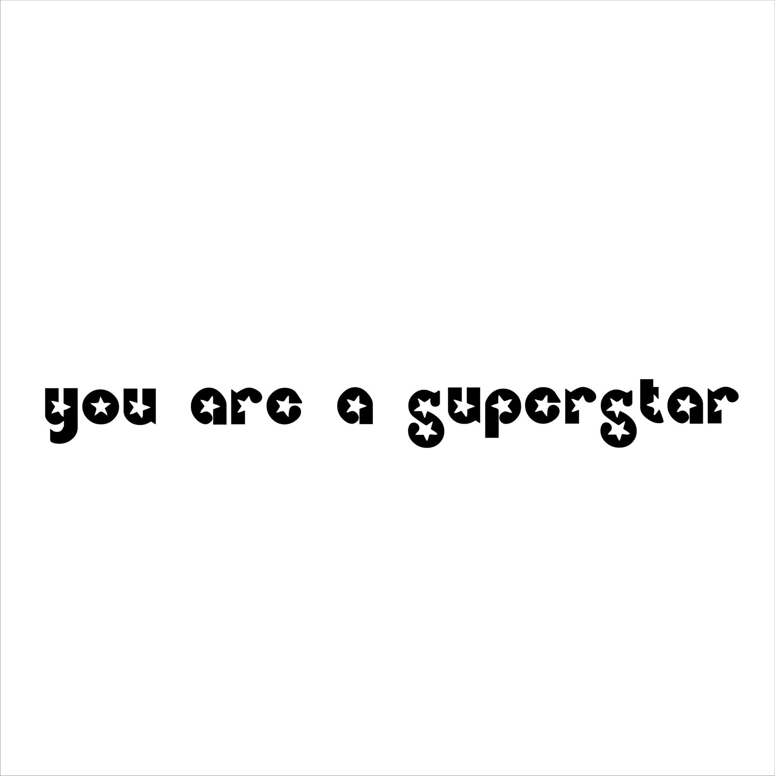 You Are a Superstar Decal Sticker Classroom Decal | Etsy