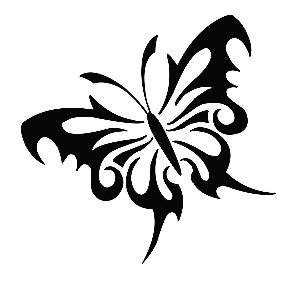 Butterfly Decal Sticker Etsy