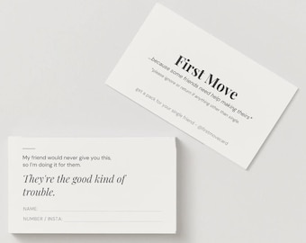 First Move Wingman cards