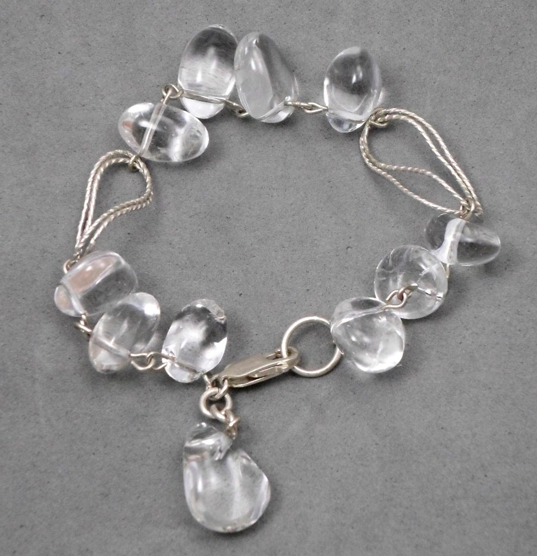Timeless Silver Bracelet With Cubic Bead Detailing main image 1