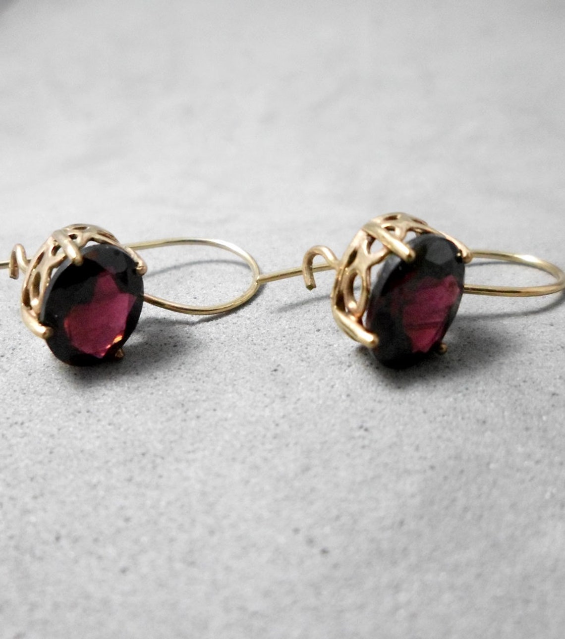 Gold earrings short Clearance