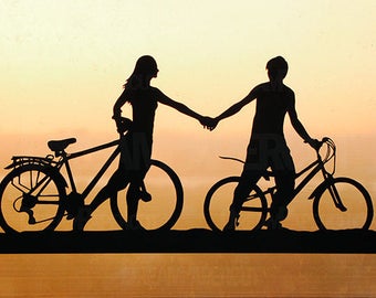 bicycle wedding etsy