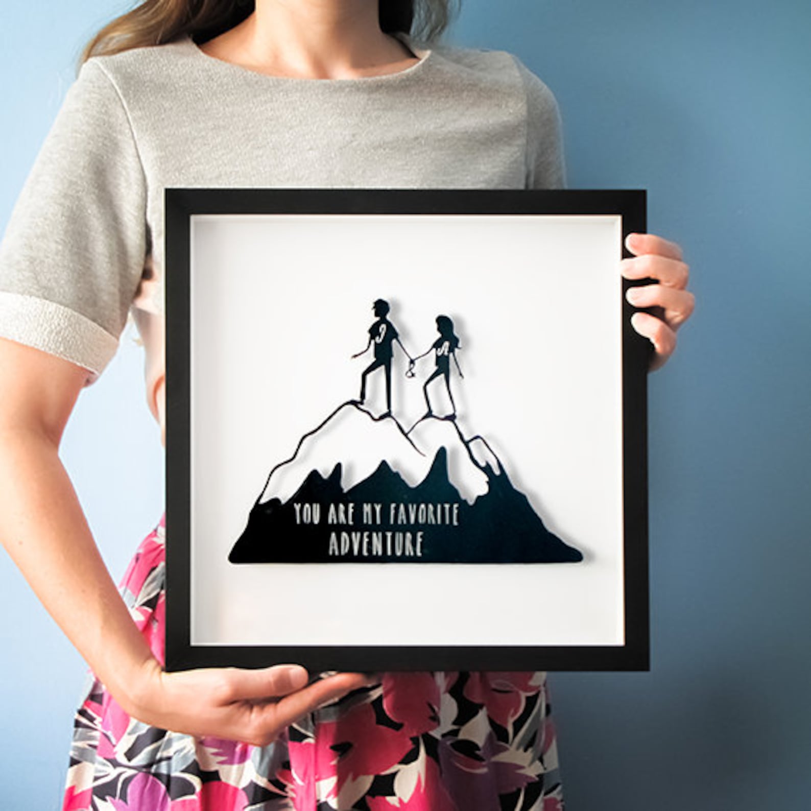 Wedding Gift for Outdoorsy Couple / Mountains Wedding Gift / Etsy