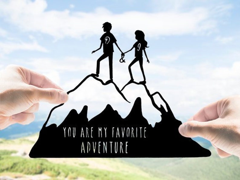 Wedding Gift for Outdoorsy Couple / Mountains Wedding Gift / Etsy