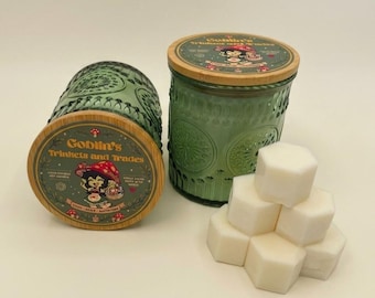 D & D inspirierte Sojakerze und Wachs schmilzt | Gemütliche Gasthaus Aromatherapie, Tabletop Gamer Geschenk
