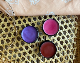 Lip Stain Tallow Lip Balm Tinted Tallow Beef Tallow Natural Makeup Tallow Grassfed Tallow Tallow Balm Skincare