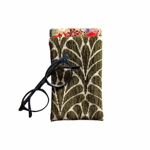 PS Cendrillon/ Etui à lunettes à cliquet / Etui à lunettes en tapisserie et tissu Japonais