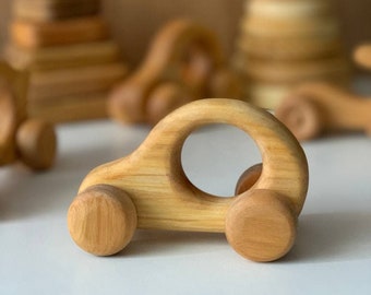 Personalized Eco Friendly Wooden Baby Toy Car, Wooden Toy, Toys For Toddlers+