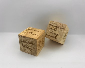 Personalized wooden block, wooden block, personalized gift, engraved wooden block, engraved gift, rustic style, quotes, motivational quotes