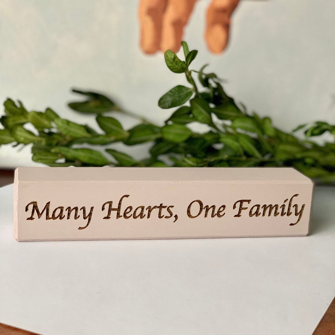 Personalized Wooden Quote Block, Custom Wood Block, Home Decor, Office