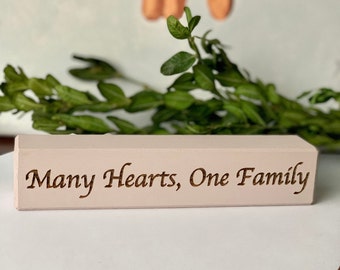 Personalized Wooden Quote Block, Custom Wood Block, Home decor, Office decor, Personalized gift, Wood Block, Custom Wooden Rectangular block