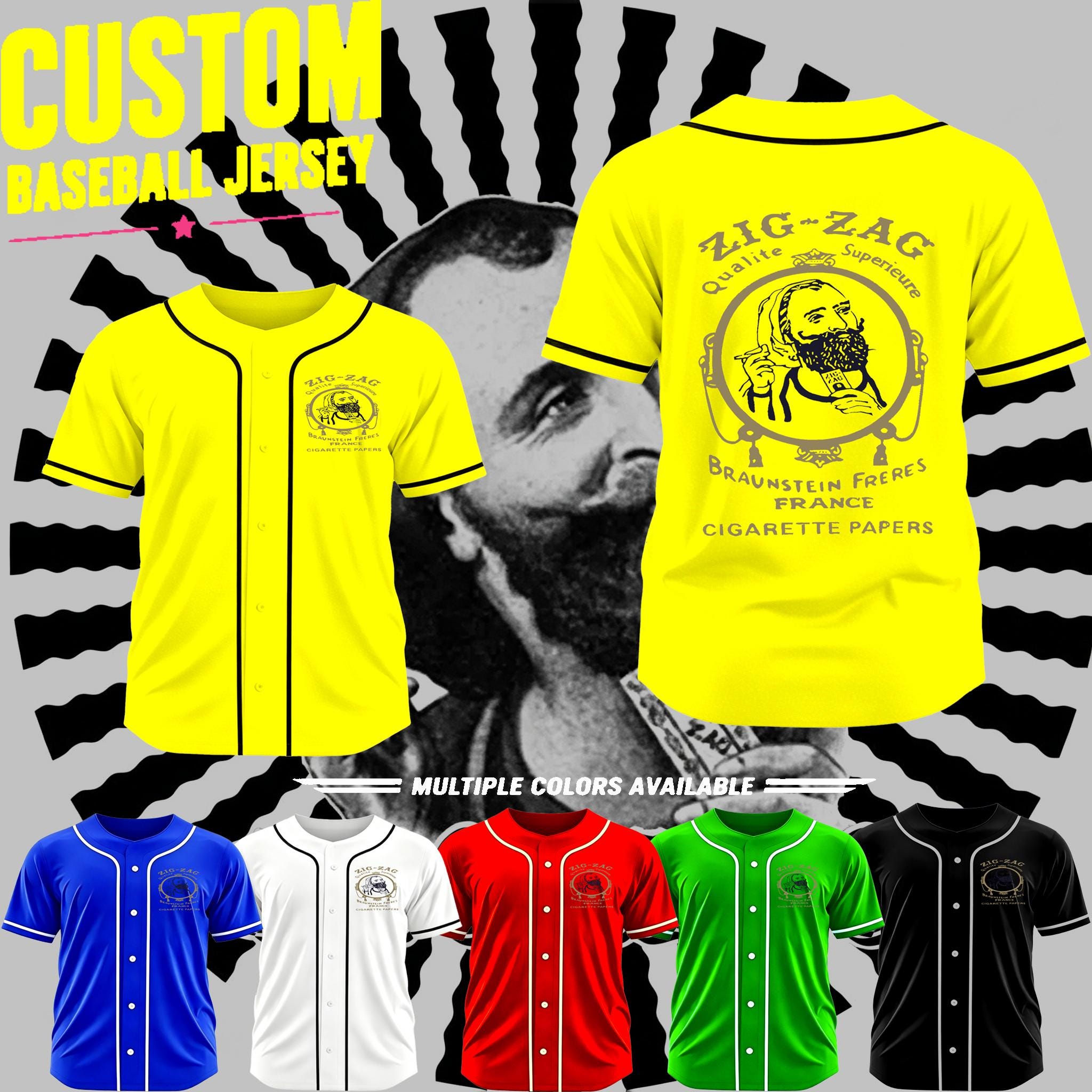Zig zag man shirt - Etsy 日本