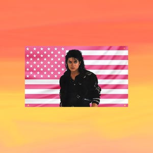Michael Jackson Flag - Etsy Norway
