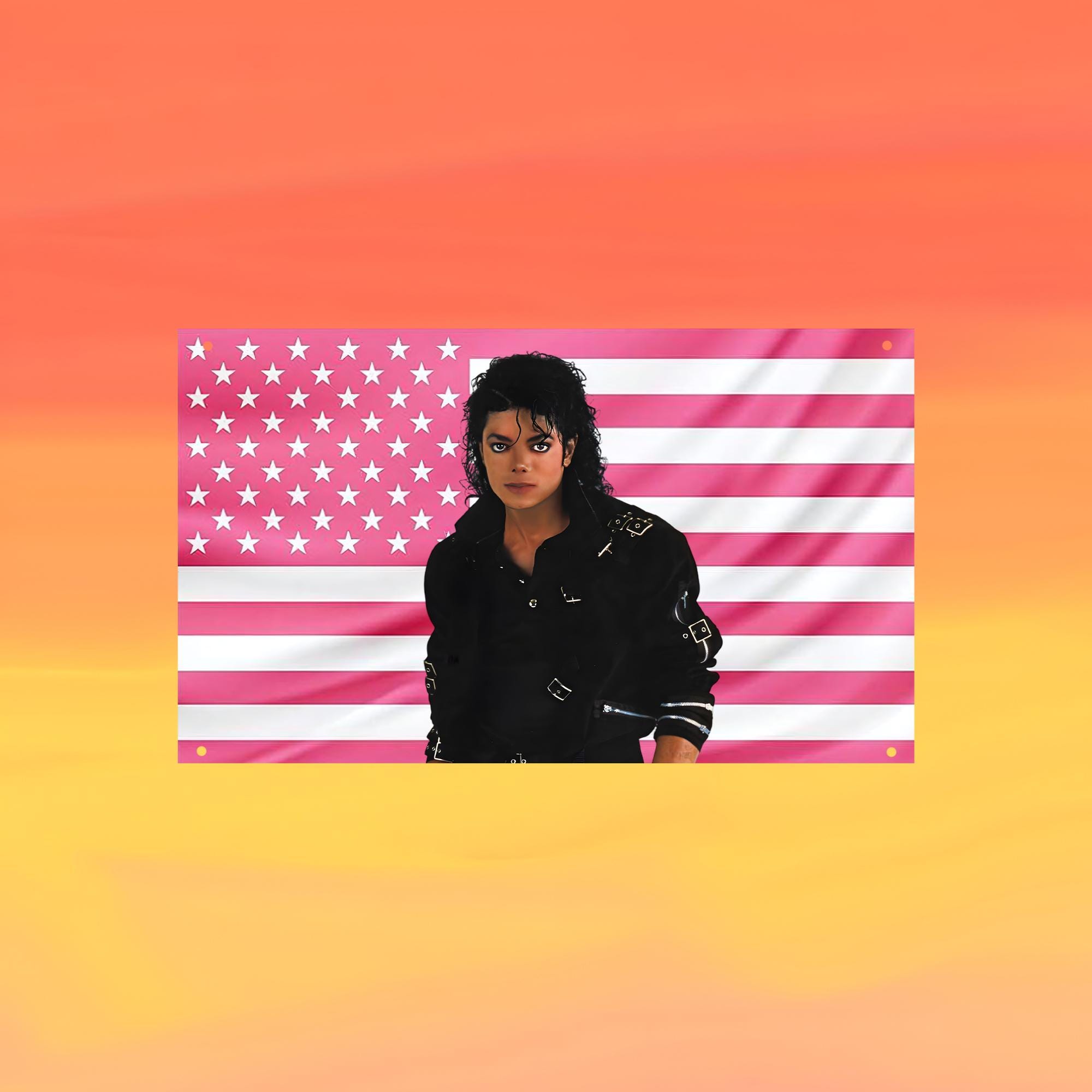 Michael Jackson Flag - Etsy Israel