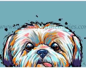 Shih Tzu Art Print