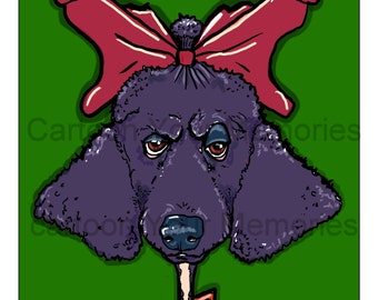 Digital Download Poodle Art Print