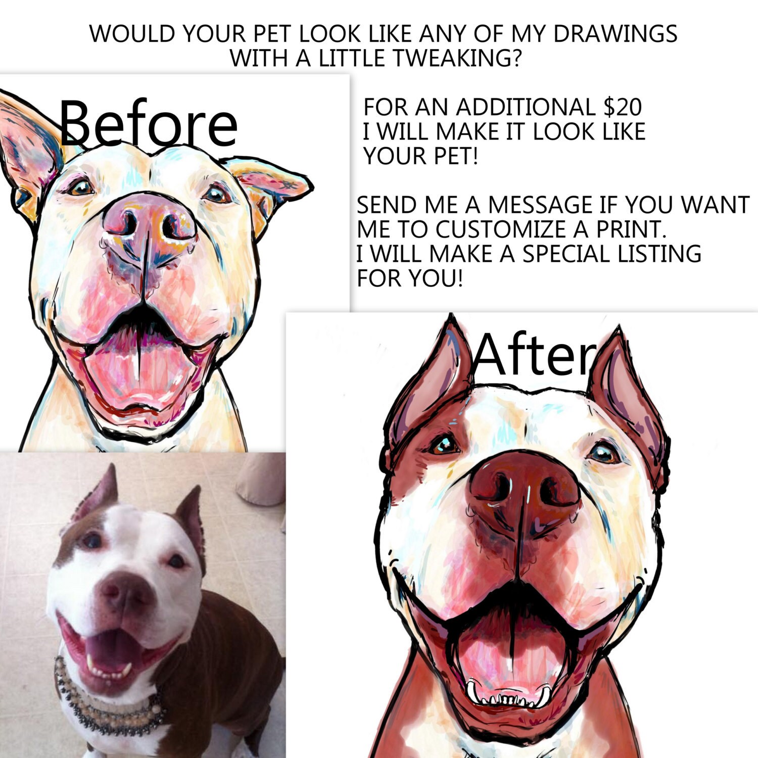 Bulldog doodle