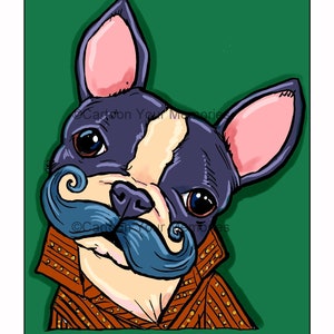 Instant download Boston Terrier Art Print image 1