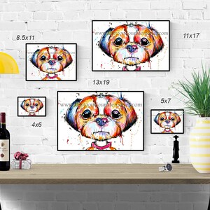 Shih Tzu Art Print image 2