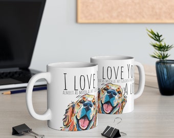 I love You Golden Retriever Mug