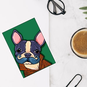 Instant download Boston Terrier Art Print image 3