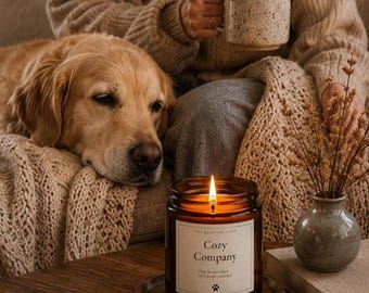 Cozy Company Kerze, gemütlicher Raumduft, Kokosnuss-Apricot-Wachs, ruhiges Wohndekor, Komfortgeschenk für den Alltag