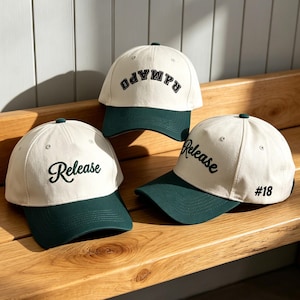 Anpassad broderad truckerkeps Personlig logotyphatt Möhippakepsar Anpassad texthatt Present till män Retro Varsity-keps i tvåfärgad stil