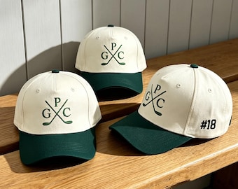 Custom Embroidered Golf Hat, Bachelor Party Trucker Cap, Groomsmen Gift, Last Swing Forever