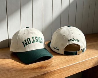 Custom Embroidered Upside Down Vintage Trucker Hat