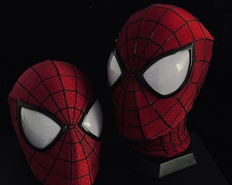 Custom Andrew Garfield Cosplay Mask,With 3D face shell and magnetic lenses