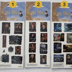 Vintage 2000s Harry Potter Stickers | Rare Items | Mint Condition