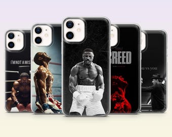 Creed Phone Case Adonis Johnson Box fan Cover for iPhone 17Pro, 16, 15, 14, 13, 12, Samsung S26, S25, S24, S23Fe, A16, A56, Pixel 10, 9Pro