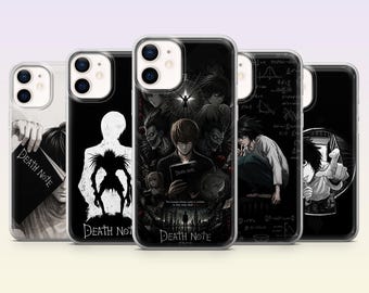 Death Note Phone Case Ryuk Anime fan gift Cover for iPhone 17Pro, 16, 15, 14, 13, 12, Samsung S26, S25, S24, S23Fe, A16, A56, Pixel 10, 9Pro
