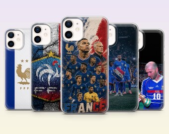 France football Phone Case France fan Football Cover for iPhone 17Pro,16,15,14,13,12, Samsung S26, S25, S24, S23Fe, A16, A56, Pixel 10, 9Pro