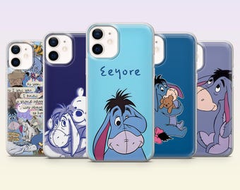 Eeyore Phone Case Winnie-the-Pooh Donkey Cover for iPhone 17Pro, 16, 15, 14, 13, 12, Samsung S26, S25, S24, S23Fe, A16, A56, Pixel 10, 9Pro