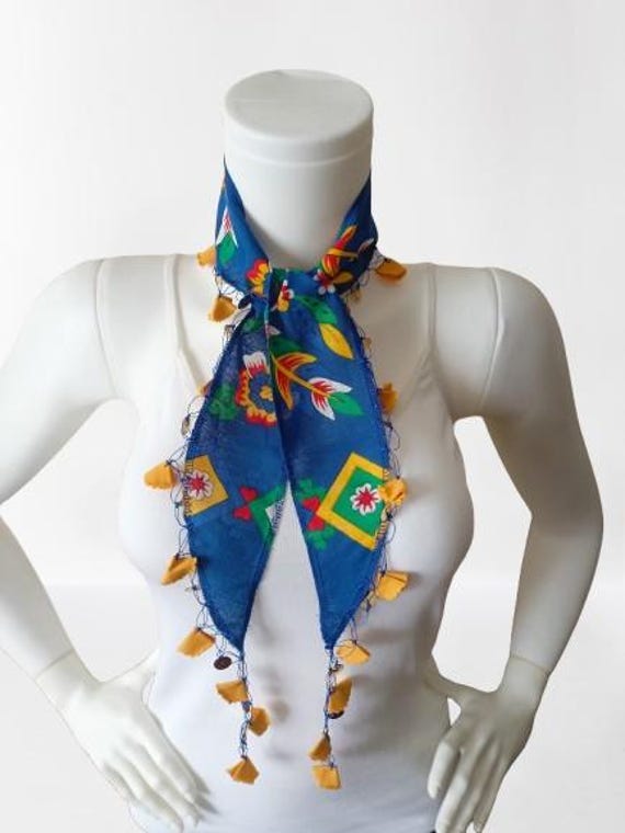 Ethnic scarf, lace scarf, gift lace scarf