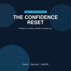 Confidence Reset eBook | 30-Day Mindset Guide (Digital Download PDF)