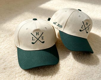 Custom Embroidered Golf Hats Personalized Mens Trucker Hat Guys Golf Trip Gift