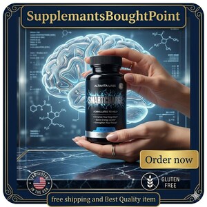 SmartCharge Nootropic Capsules | Focus, Energy, Cognitive Support (60 Count) | Natural Nootropic | Memory & Productivity Boost