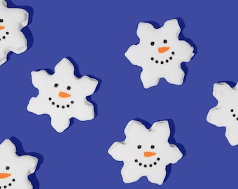 Snowflake Marshmallow. Snowman Marshmallow. Holiday Marshmallow. Stocking Stuffer. Hot Chocolate Bar. Snowman Soup. Winter party Favor