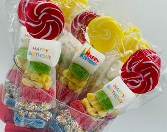 Birthday Party Candy | Candy Favors | Kabobs Skewers | Goodie Bag | Kids party favors | Guest party favors |