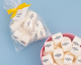 Easter Candy | Bunny face Marshmallows | Easter basket | Chick |  Easter egg hunt candy | Some bunny loves You | Vegan Marshmallows