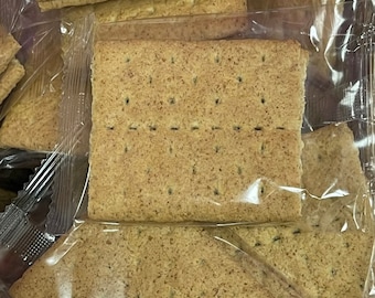 Graham Crackers | 24 Individually Wrapped | DIY Smores and Party Favors | camping | fire pit | birthday parties | corporate outings events