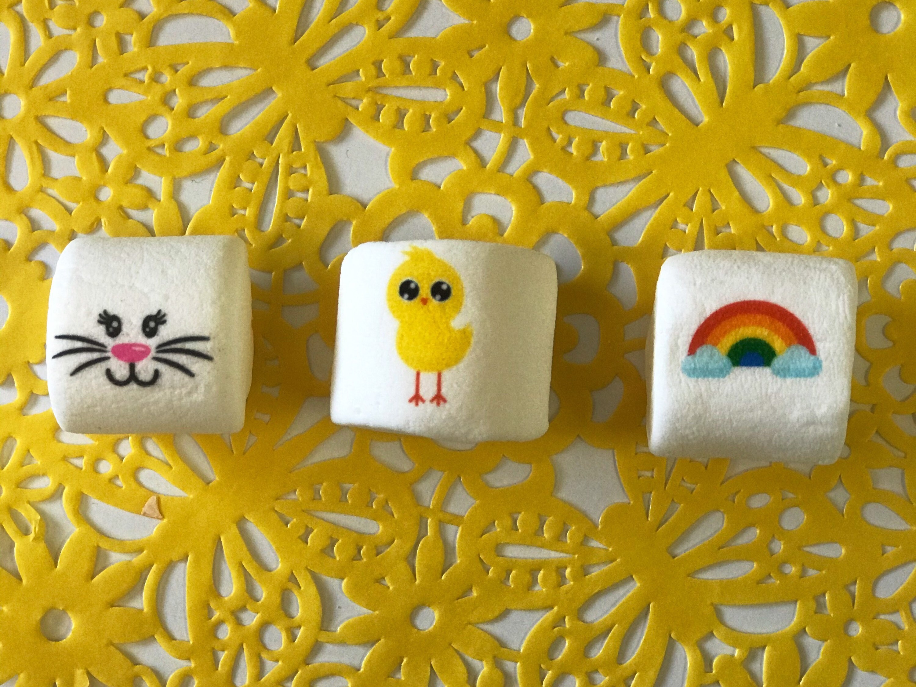 Rainbow Gift Marshmallows Easter Candy Thinking of You Etsy