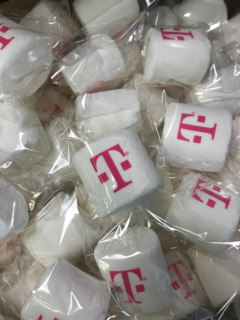 Logo Items Branded Marshmallow Logo Marshmallows Corporate Etsy Canada