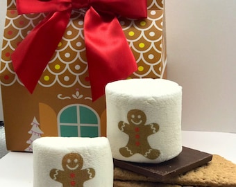 Smores | Christmas Candy | Gingerbread House | Gingerbread Man | Fun Food Gift | Foodie Gift | Smore Kit | Family Gift | Stocking Stuffer